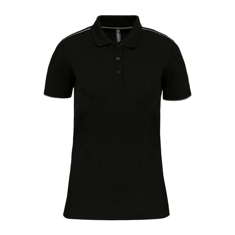 LADIES' SHORT-SLEEVED CONTRASTING DAYTODAY POLO SH